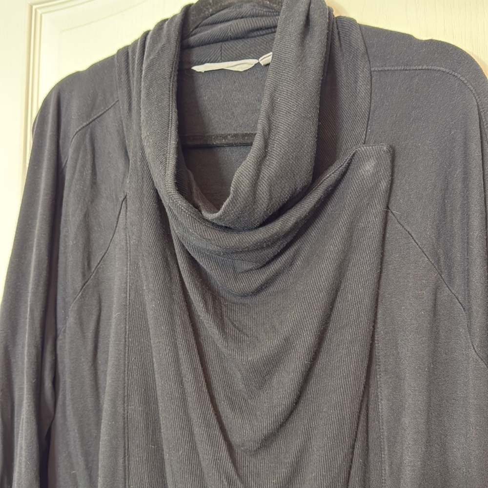 Athleta Studio Wrap Black Cardigan XL - Picture 7 of 16